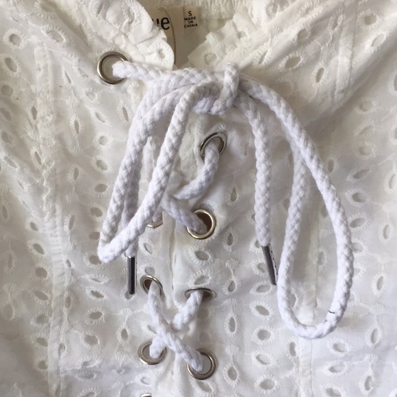 Dollskill boho off shoulder peasant top size S - Picture 6 of 7